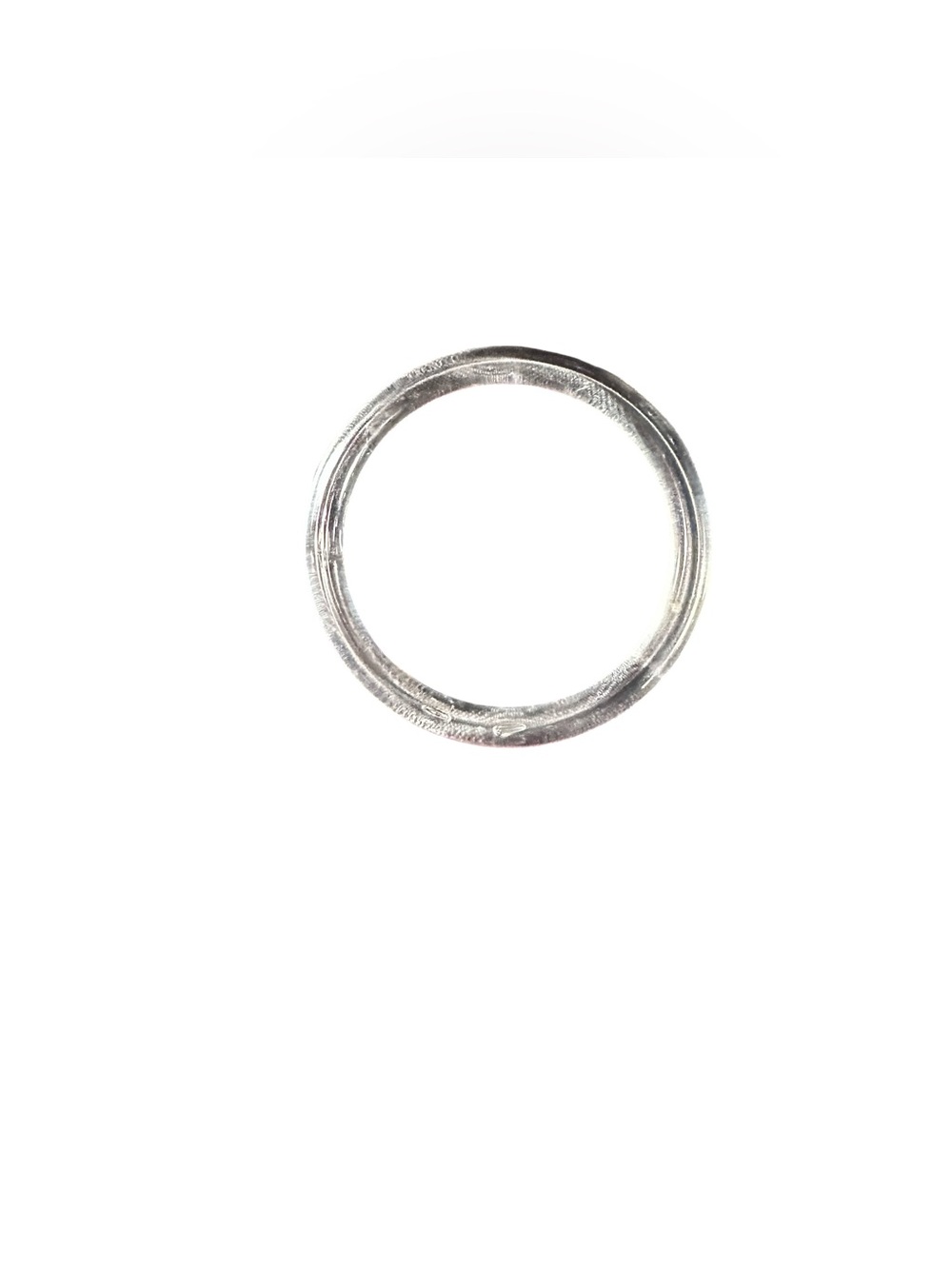 Clear Plastic Scarf Ring for Fabric Manipulation & Shirt Styling